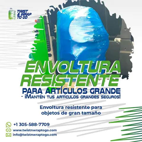 ¡Envoltura para artículos grandes!